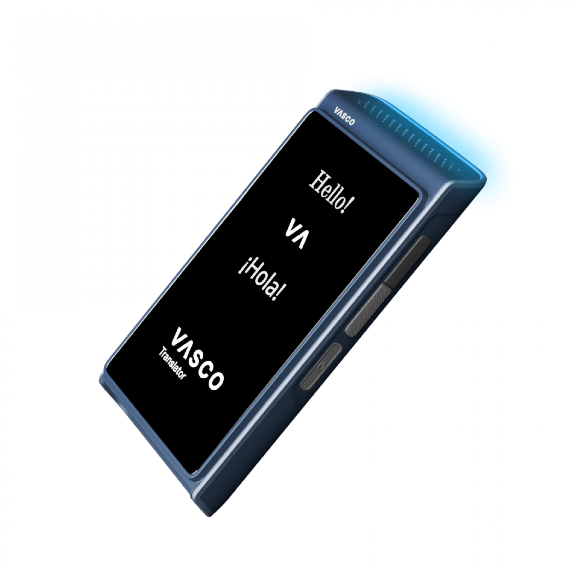 Голосовой переводчик с функцией клонирования голоса Vasco Translator Q1 Slate Blue